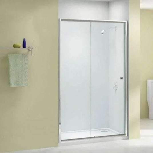 Merlyn Ionic Source 1100mm Sliding Shower Door - Chrome - A1204B0 - Envy Bathrooms Ltd