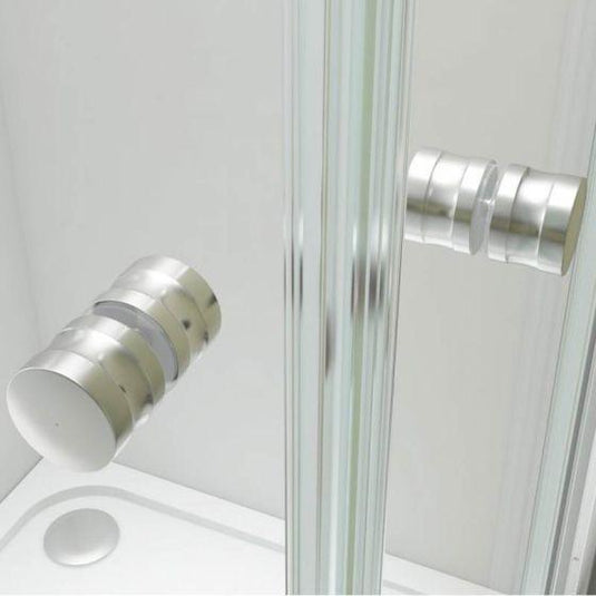 Merlyn Ionic Source 760 / 800mm 2 Door Corner Entry Shower Enclosure - Chrome - A1212V0 - Envy Bathrooms Ltd