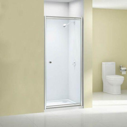 Merlyn Ionic Source 800mm Pivot Shower Door - Chrome - A1206D0 - Envy Bathrooms Ltd