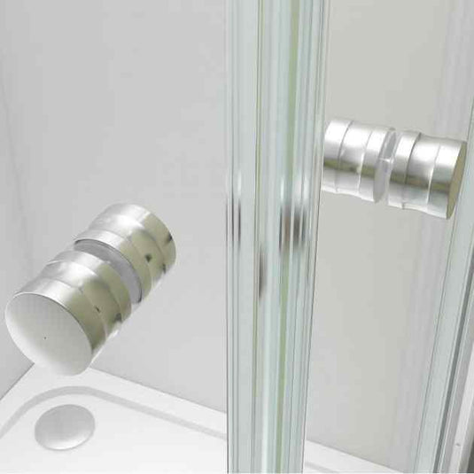 Merlyn Ionic Source 1200mm x 800mm Offset Quadrant Shower Enclosure - Chrome - A1202HH