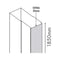 Merlyn Ionic Source Extension Profile 1850mm - Extra 20mm A1214C0