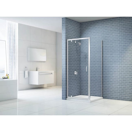 Merlyn IQ 1000mm Pivot Shower Door - Chrome - KAP10 - Envy Bathrooms Ltd