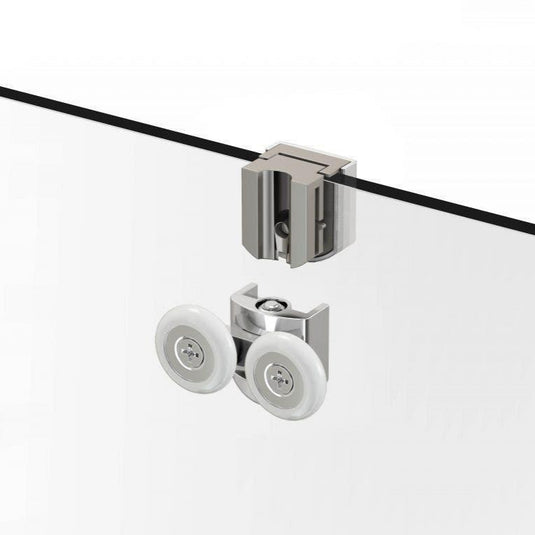 Merlyn IQ 1000mm x 1000mm Single Door Quadrant Shower Enclosure - Chrome - KA1Q100 - Envy Bathrooms Ltd