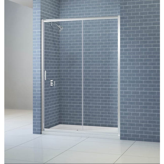 Merlyn IQ 1700mm Sliding Shower Door - Chrome - KAS17 - Envy Bathrooms Ltd