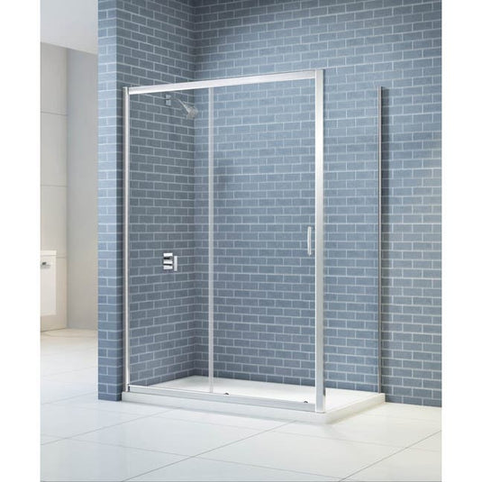 Merlyn IQ 1700mm Sliding Shower Door - Chrome - KAS17 - Envy Bathrooms Ltd