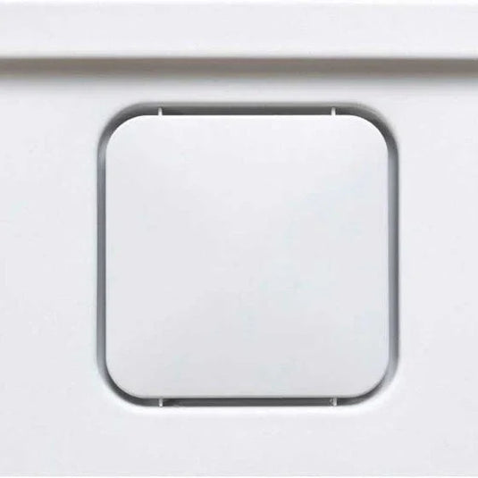 Merlyn Level 25 1200 x 900mm Antislip Offset Quadrant Shower Tray Right Hand with 90mm Fast Flow Waste & Cover - White - L129QRAS - Envy Bathrooms Ltd