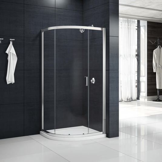 Merlyn MBOX 1 Door Quadrant Shower Enclosure 800mm - MB1Q800 - Envy Bathrooms Ltd