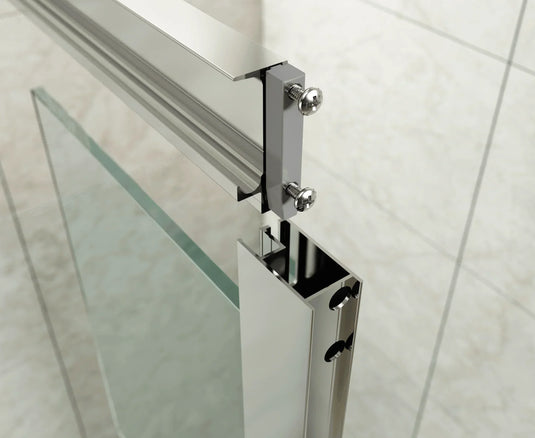 Merlyn MBOX 1000mm Corner Entry Shower Door - Chrome - MBC1000 - Envy Bathrooms Ltd