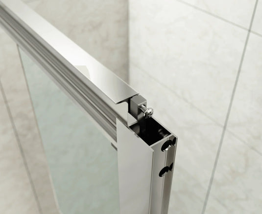 Merlyn MBOX 1000mm Corner Entry Shower Door - Chrome - MBC1000 - Envy Bathrooms Ltd