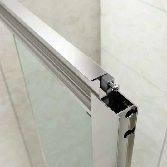 Merlyn MBOX 1500mm Sliding Shower Door - Brushed Brass - MBS1500BBR - Envy Bathrooms Ltd