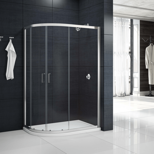 Merlyn MBOX 2 Door Offset Quadrant Shower Enclosure 1000 x 800mm - MB2Q1080 - Envy Bathrooms Ltd