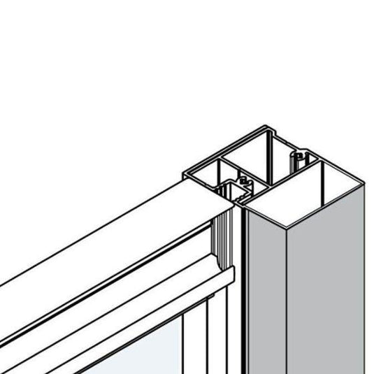 Merlyn MBOX Shower Enclosure Cover Strip (Pack of 2) - Standard 1900mm - MBWPKIT - Envy Bathrooms Ltd