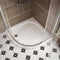 Merlyn MStone 1000 x 1000mm Quadrant Shower Tray with 90mm Fast Flow Waste - White - D100Q