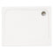 Merlyn MStone 1100 x 800mm Rectangular Shower Tray with 90mm Fast Flow Waste - White - D118RT