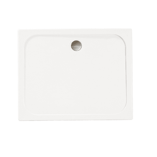 Merlyn MStone 1700 x 800mm Rectangular Shower Tray with 90mm Fast Flow Waste - White - D178RT - Envy Bathrooms Ltd