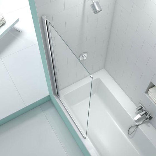 Merlyn SecureSeal 800 x 1500mm Single Panel Bath Screen - MS1 - Envy Bathrooms Ltd