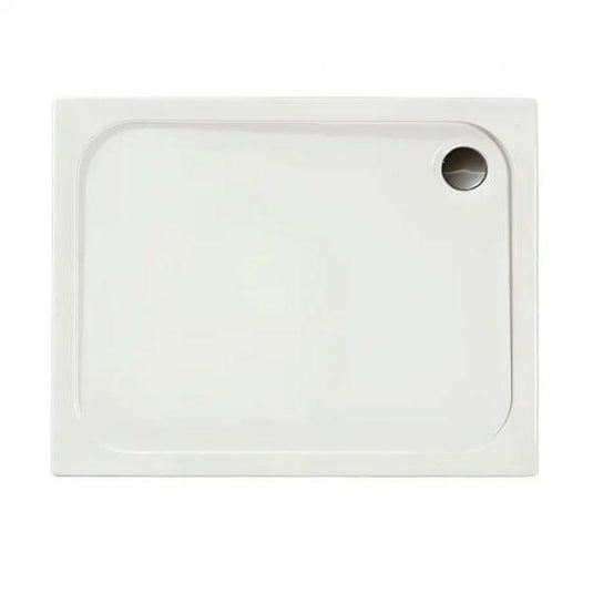 Merlyn Touchstone 1000 x 700mm Antislip Rectangular Shower Tray Without Waste - White - S107RTASTO - Envy Bathrooms Ltd