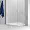 Merlyn Touchstone 1000 x 800mm Antislip Offset Quadrant Shower Tray Without Waste (Left Hand) - White - S108QLASTO