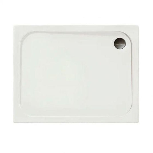 Merlyn Touchstone 1200 x 800mm Antislip Rectangular Shower Tray Without Waste - White - S128RTASTO - Envy Bathrooms Ltd