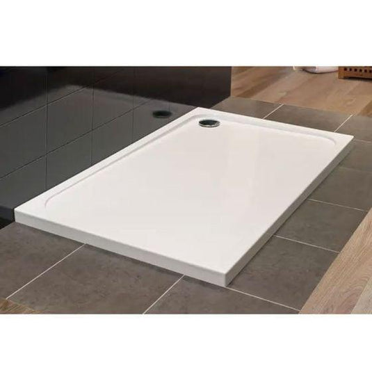 Merlyn Touchstone 1500 x 760mm Anti Slip Rectangular Shower Tray Without Waste - White - S1576RTASTO - Envy Bathrooms Ltd