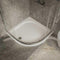 Merlyn Touchstone 800 x 800mm Antislip Quadrant Shower Tray Without Waste - White - S80QASTO