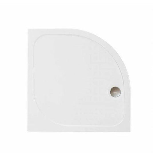 Merlyn Touchstone 800 x 800mm Antislip Quadrant Shower Tray Without Waste - White - S80QASTO - Envy Bathrooms Ltd