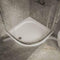 Merlyn Touchstone 900 x 900mm Antislip Quadrant Shower Tray Without Waste - White - S90QASTO