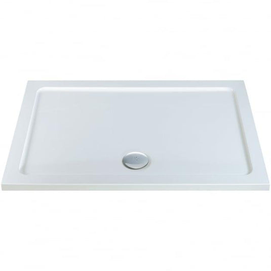 MX Elements 1300mm x 700mm Anti-Slip Rectangular Shower Tray - White - ASSS2 - Envy Bathrooms Ltd