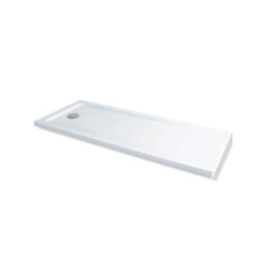 MX Elements 1700 x 700mm Low Profile Bath Replacement Shower Tray - White - Envy Bathrooms Ltd