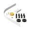 MX Riser Kit for Quadrant or Offset Quadrant Shower Tray | Up to 1200 x 900 | WDJ