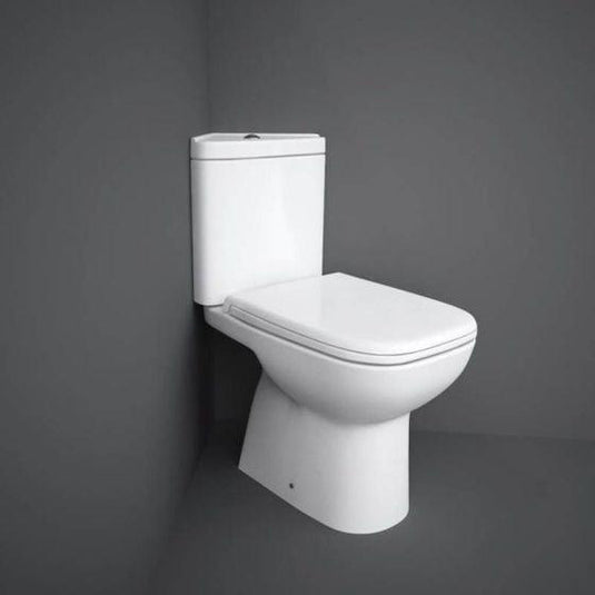 RAK Ceramics Origin Close Coupled Toilet Pan with Cistern - Alpine White - ORI62CNRPAKSC