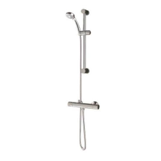 Oceana Arc Thermostatic Bar Shower Valve & Sliding Rail Kit - Envy Bathrooms Ltd