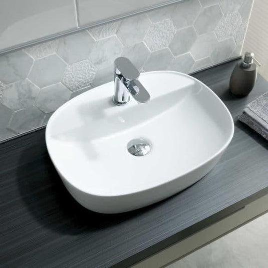 Oceana Ava Freestanding Oval Basin 500mm - Envy Bathrooms Ltd