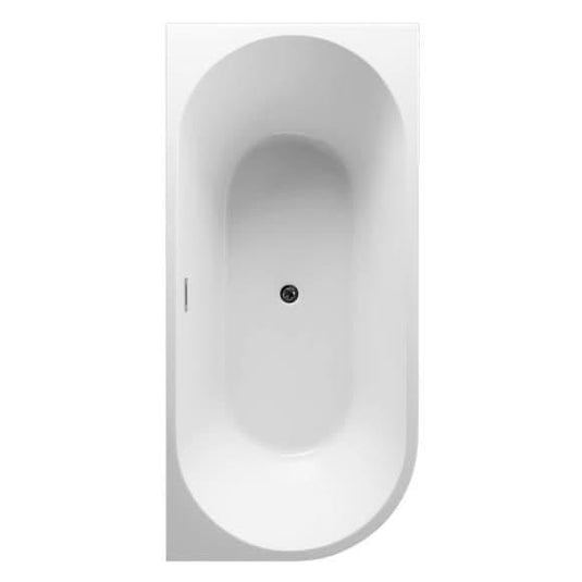 Oceana Barmouth 1600mm J Shape Freestanding Bath (RH) - Envy Bathrooms Ltd