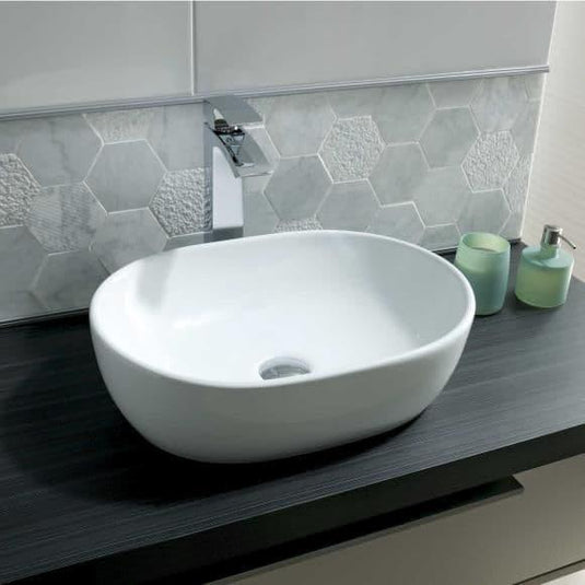 Oceana Bella Freestanding Round Basin 475mm - Envy Bathrooms Ltd