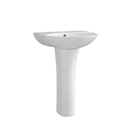 Oceana Croft 550mm Basin & Pedestal - Envy Bathrooms Ltd