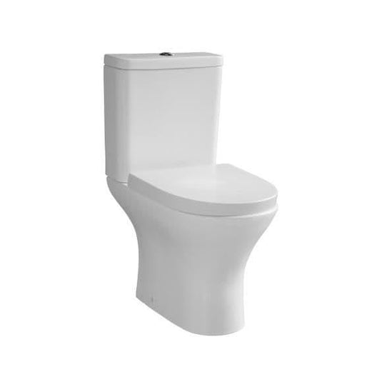 Oceana Croft Close Coupled Open Back Pan & Cistern Inc Soft Close Seat - Envy Bathrooms Ltd