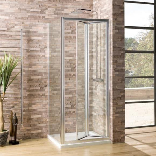 Oceana Crystal 1000mm Side Panel (6mm Glass) - Chrome - Envy Bathrooms Ltd