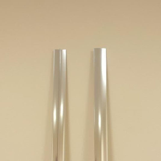 Oceana Crystal Cover Strips Chrome (Pair) - Envy Bathrooms Ltd