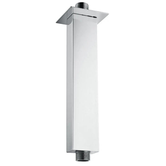 Oceana Cube Square Ceiling Arm - Chrome - 120mm - Envy Bathrooms Ltd