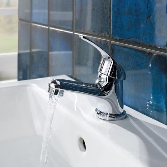 Oceana Dee Basin Monobloc Tap - Chrome Inc Sprung Basin Waste - Envy Bathrooms Ltd