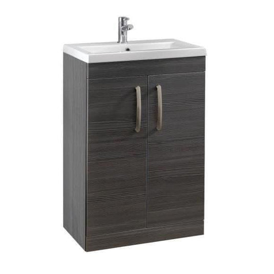 Oceana Eden 500mm Floorstanding Vanity Unit & Basin in Hacienda Black - Envy Bathrooms Ltd