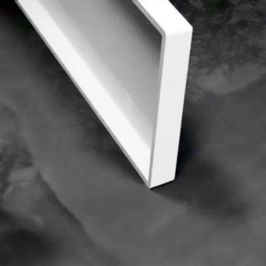 Oceana Form40 Offset Quadrant Riser Kit-32 White - up to 2000mm - Envy Bathrooms Ltd