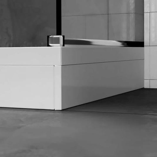 Oceana Form40 Offset Quadrant Riser Kit-32 White - up to 2000mm - Envy Bathrooms Ltd