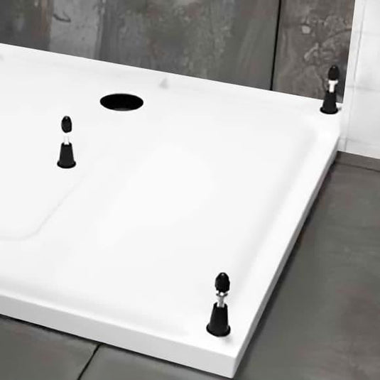 Oceana Form40 Offset Quadrant Riser Kit-32 White - up to 2000mm - Envy Bathrooms Ltd