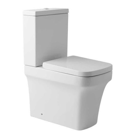 Oceana Hensol Close Coupled Closed Back Pan & Cistern Inc Soft Close Seat - Envy Bathrooms Ltd