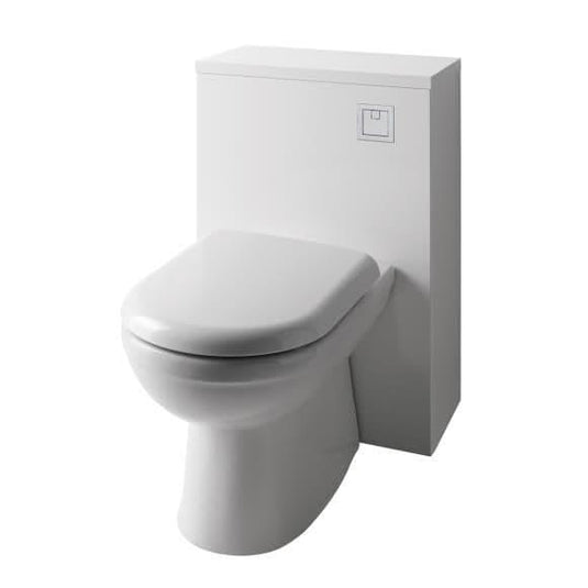 Oceana Kara 500mm Toilet Unit - White - Envy Bathrooms Ltd