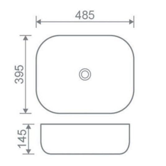 Oceana Nova Freestanding Round Basin - Envy Bathrooms Ltd