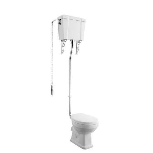 Oceana Oxford High Level Closed Back Pan & Cistern Inc Soft Close Seat - Envy Bathrooms Ltd