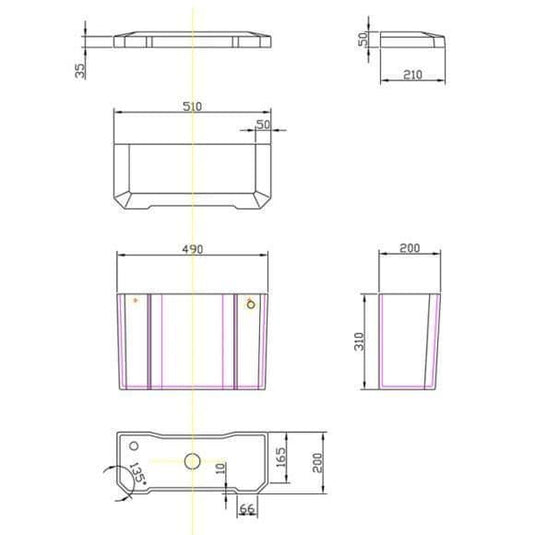 Oceana Oxford Low Level Closed Back Pan & Cistern Inc Soft Close Seat - Envy Bathrooms Ltd